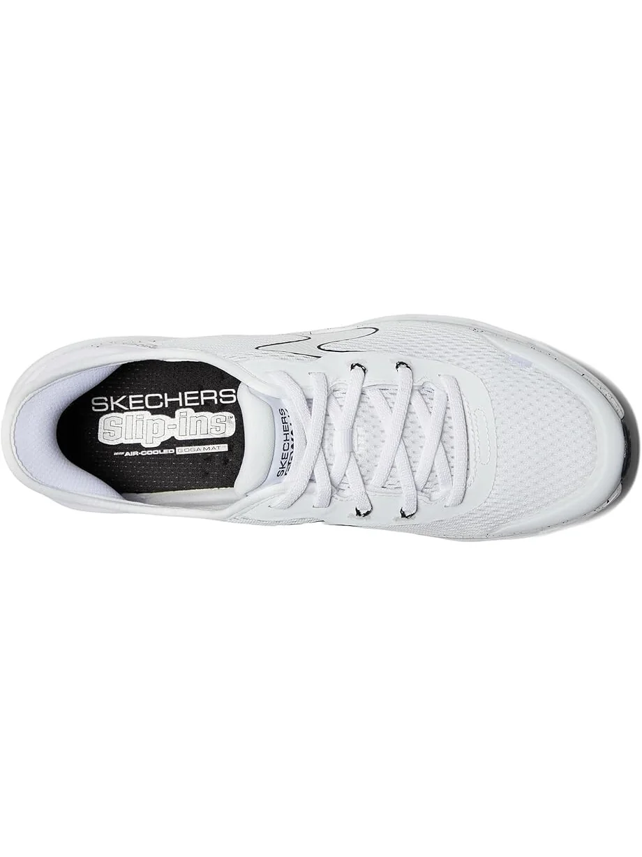 Кроссовки SKECHERS Go Walk Glide Step 2.0 Dani Hands Free Slip-Ins — изображение 2 из 4, белый/черный