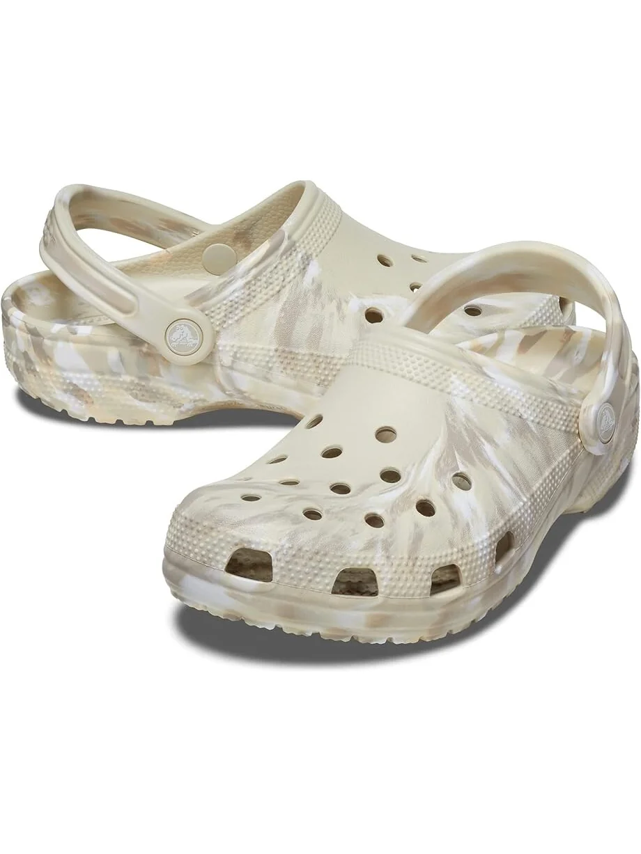 Сабо Crocs Classic Marbled Tie-Dye Clog — изображение 3 из 4, мульти