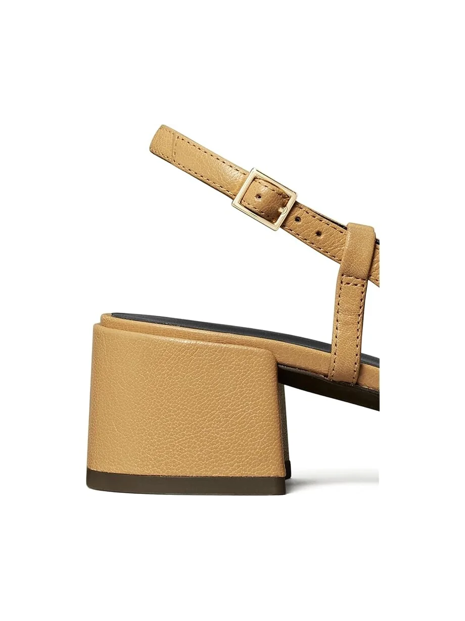 Туфли Tory Burch Cap-Toe Slingback 45mm — изображение 4 из 4, золотистый