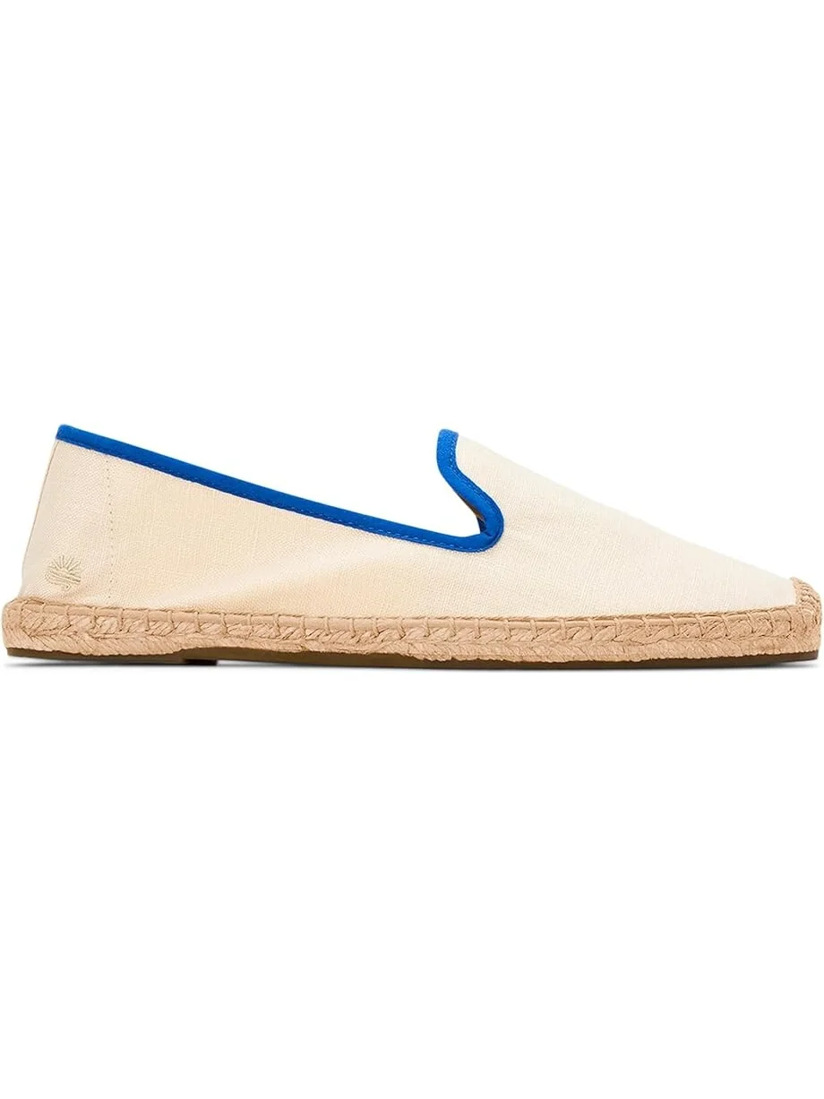 Эспадрильи Soludos Smoking Slipper Espadrille — изображение 4 из 4, слоновая кость / синий