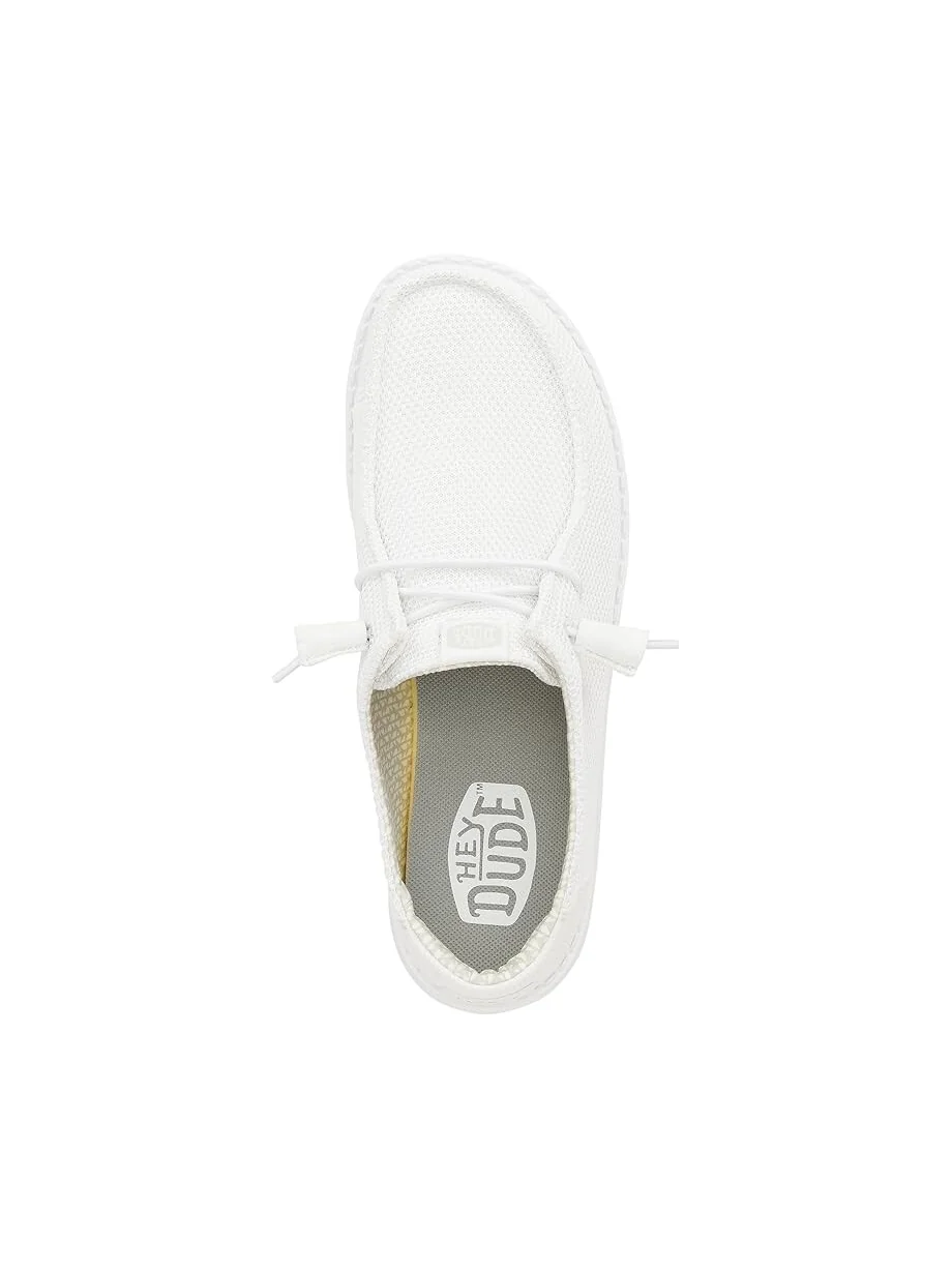 Лоферы Hey Dude Wendy Stretch Sox — изображение 2 из 4, белый