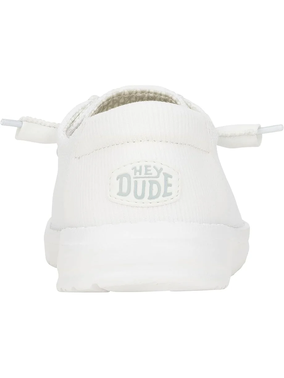 Лоферы Hey Dude Wendy Stretch Sox — изображение 4 из 4, белый