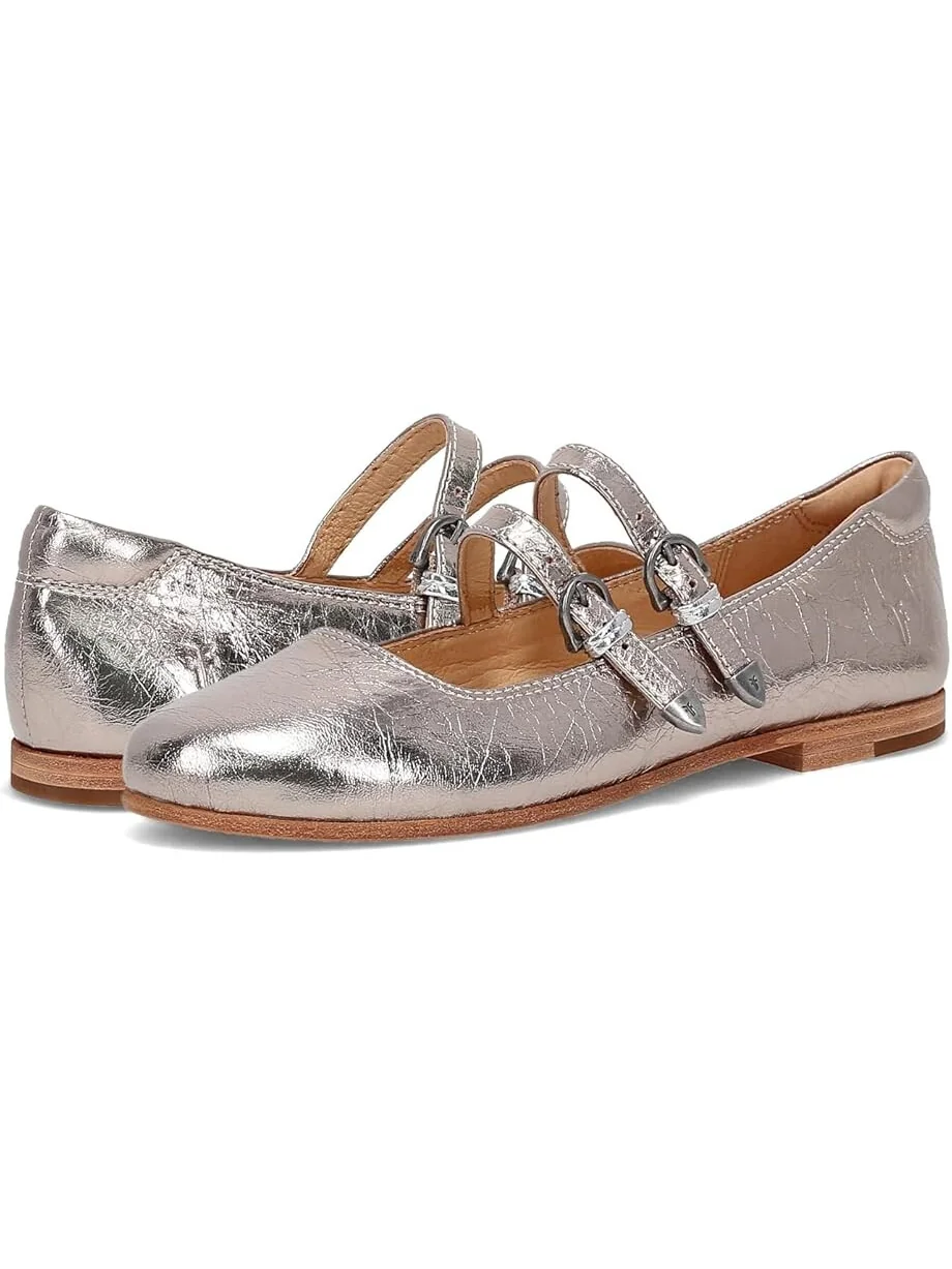 Туфли на плоской подошве Frye Carson Multi Mary Jane — изображение 1 из 4, розовый золотистый