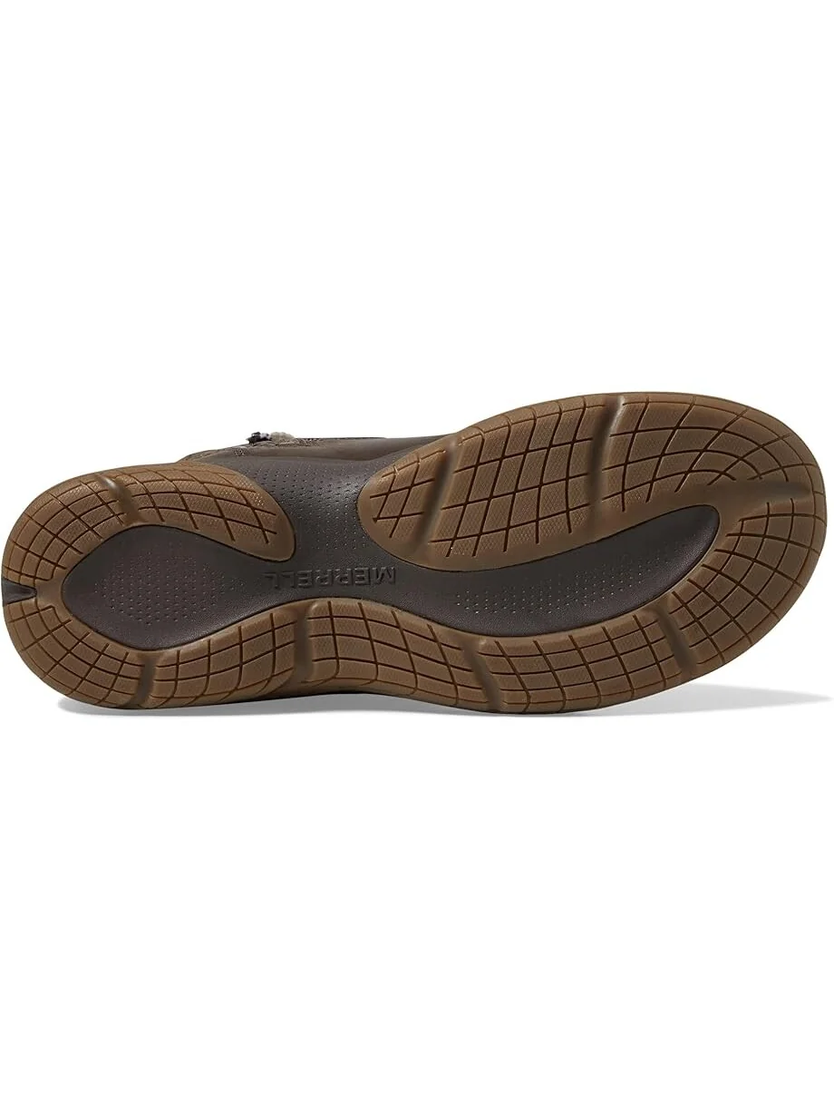 Ботинки женские Merrell Encore Ice 5 Mid Zip зимние с мехом — изображение 3 из 4, коричневый