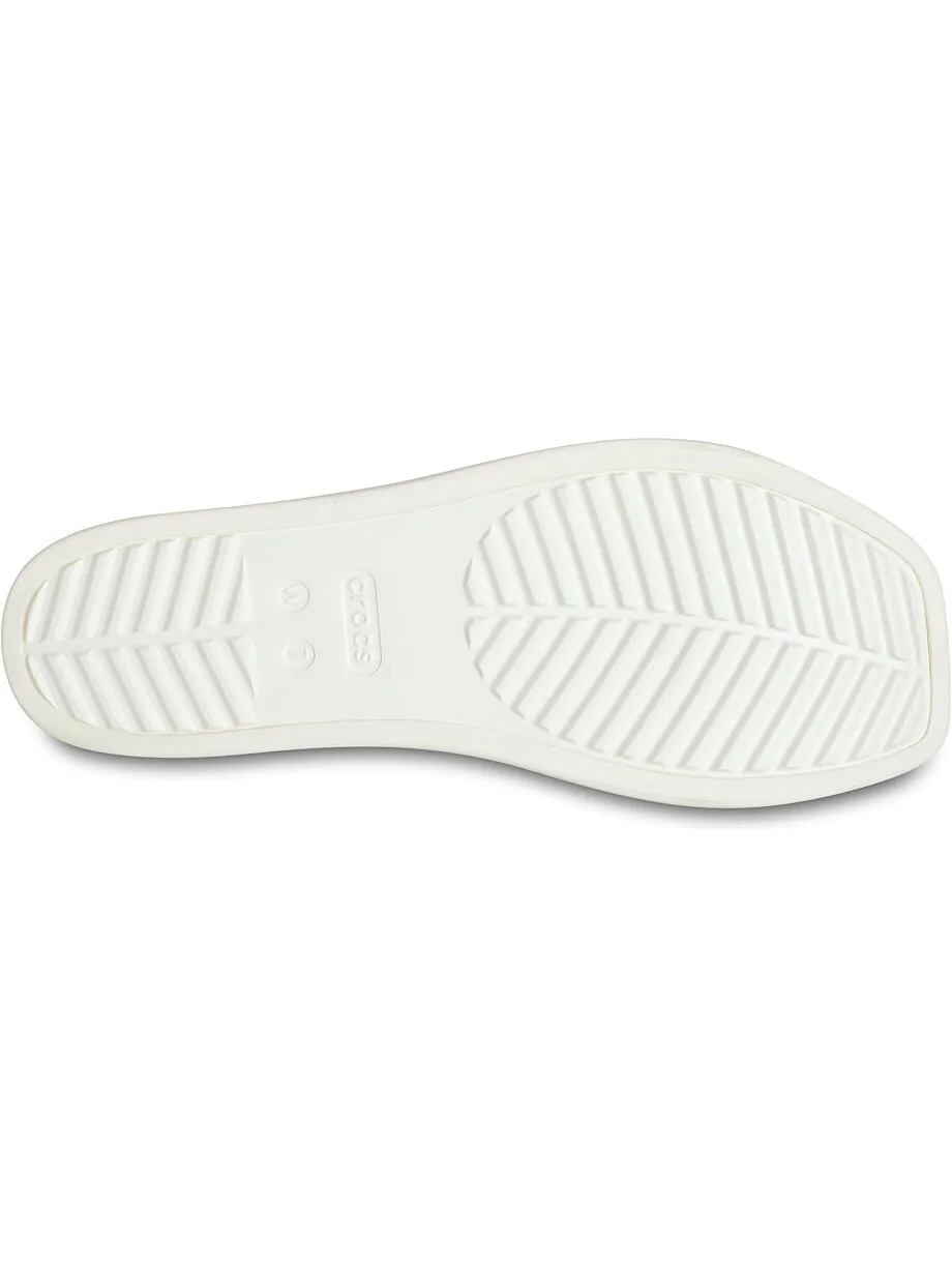 Сандалии Crocs Miami Slide Sandals, цвет Metallic Chalk — изображение 3 из 4