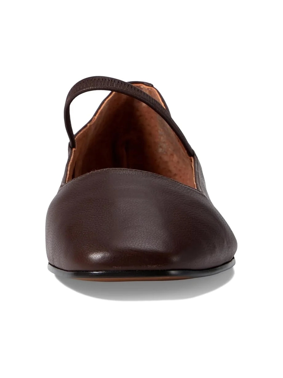 Туфли на плоской подошве Madewell The Greta Ballet Flat — изображение 2 из 4, шоколад изюм