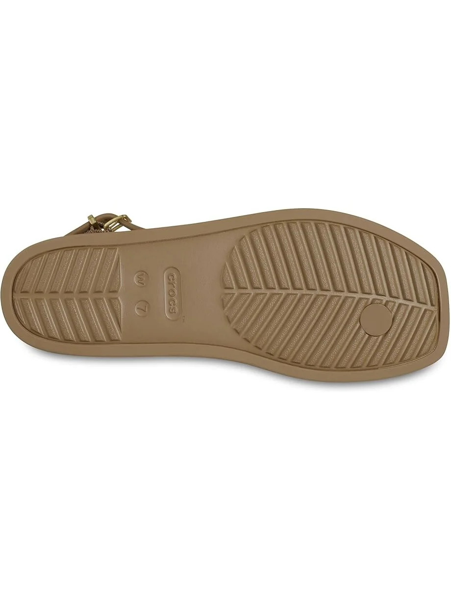 Сандалии Crocs Miami Thong Sandals — изображение 3 из 4, золотистый