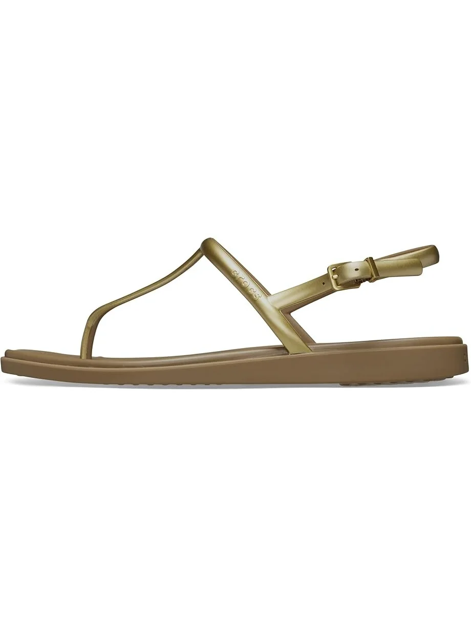 Сандалии Crocs Miami Thong Sandals — изображение 4 из 4, золотистый