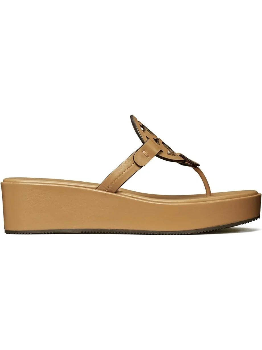 Сандалии Tory Burch Miller Wedge 25mm — изображение 3 из 4, желтый