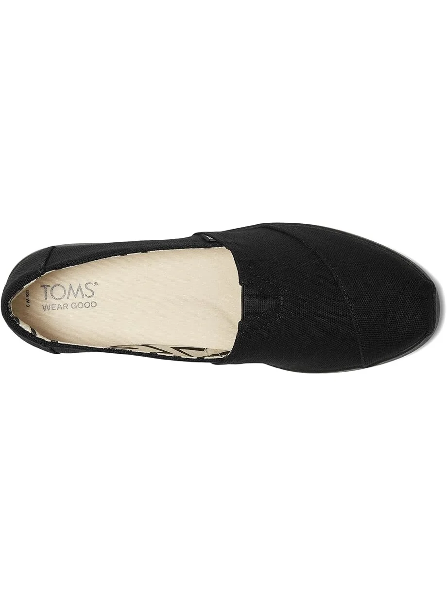 Туфли на плоской подошве TOMS Alpargata Plus — изображение 2 из 4, черный
