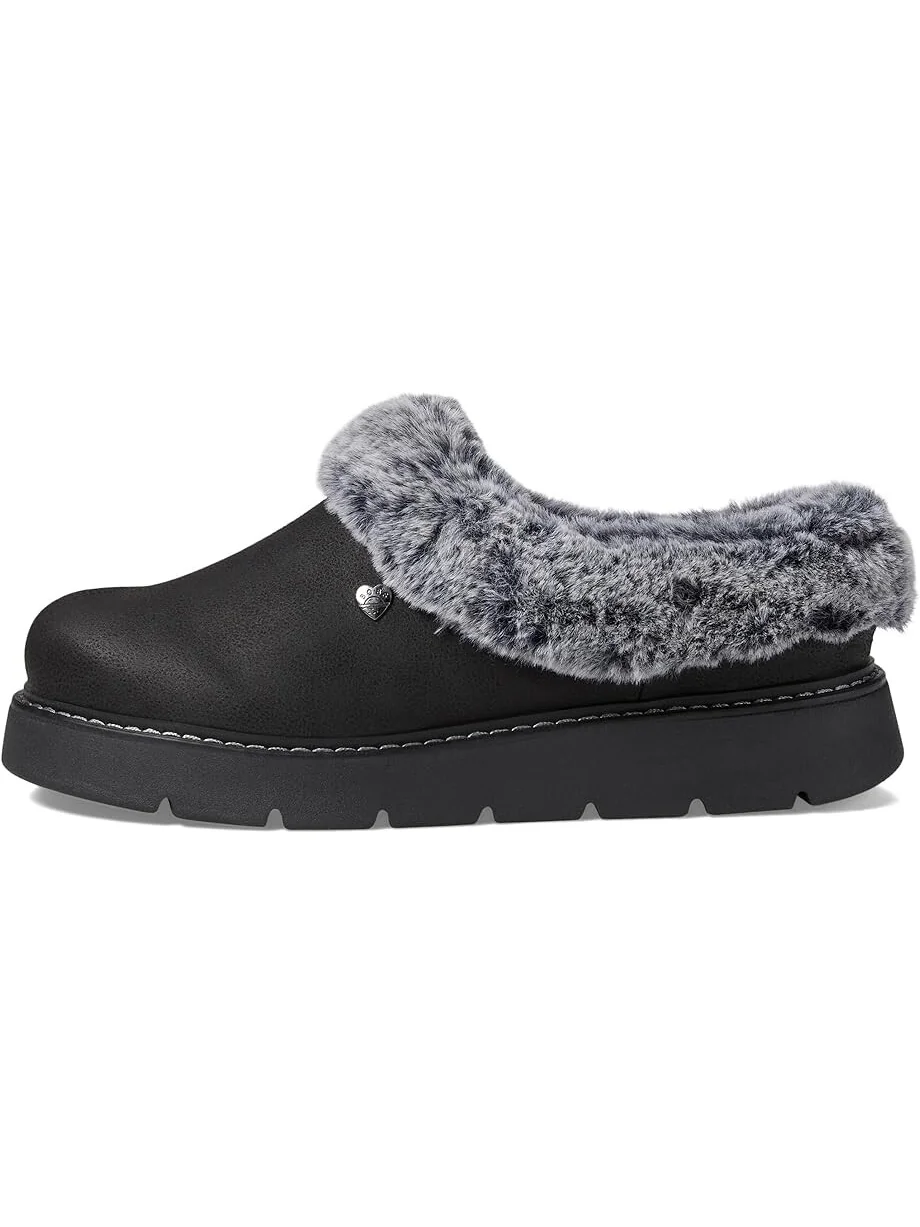 Тапочки SKECHERS Keepsakes Lite - Cozy Blend — изображение 4 из 4, черный