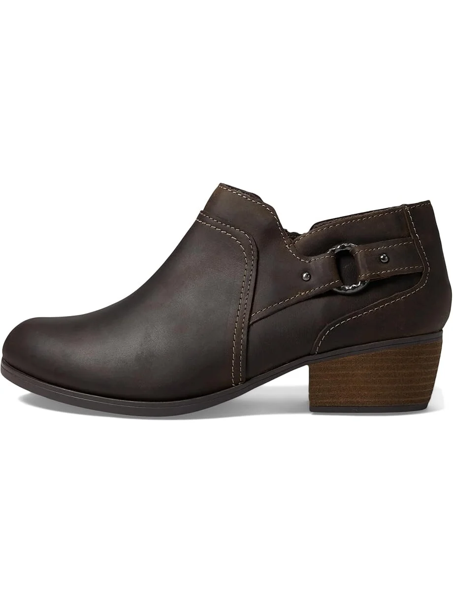 Ботинки женские Clarks Charlten Grace на каблуке — изображение 4 из 4, темно-коричневый