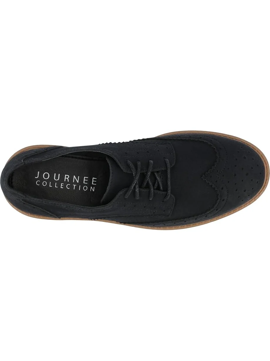 Оксфорды Journee Collection Tru Comfort Foam Claudiya Oxford — изображение 2 из 4, черный