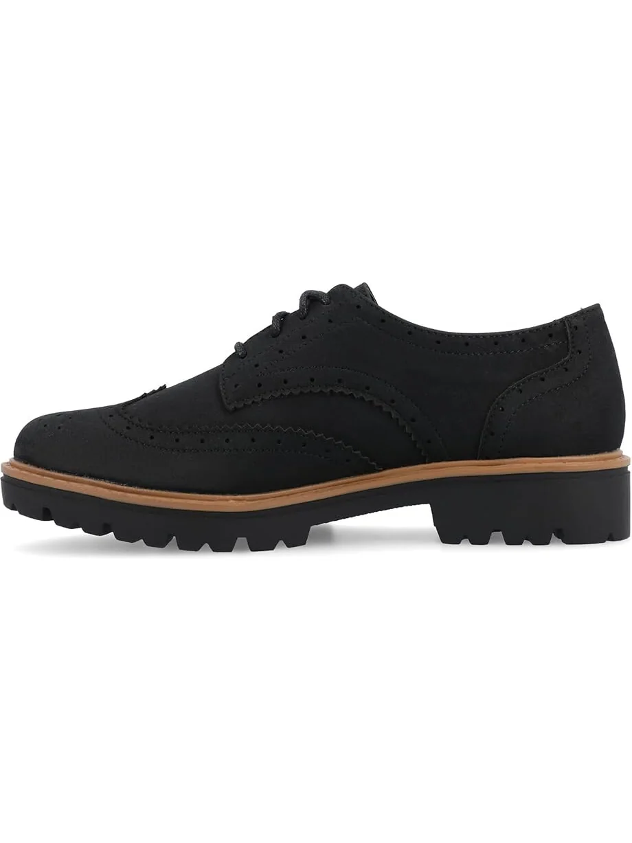 Оксфорды Journee Collection Tru Comfort Foam Claudiya Oxford — изображение 4 из 4, черный