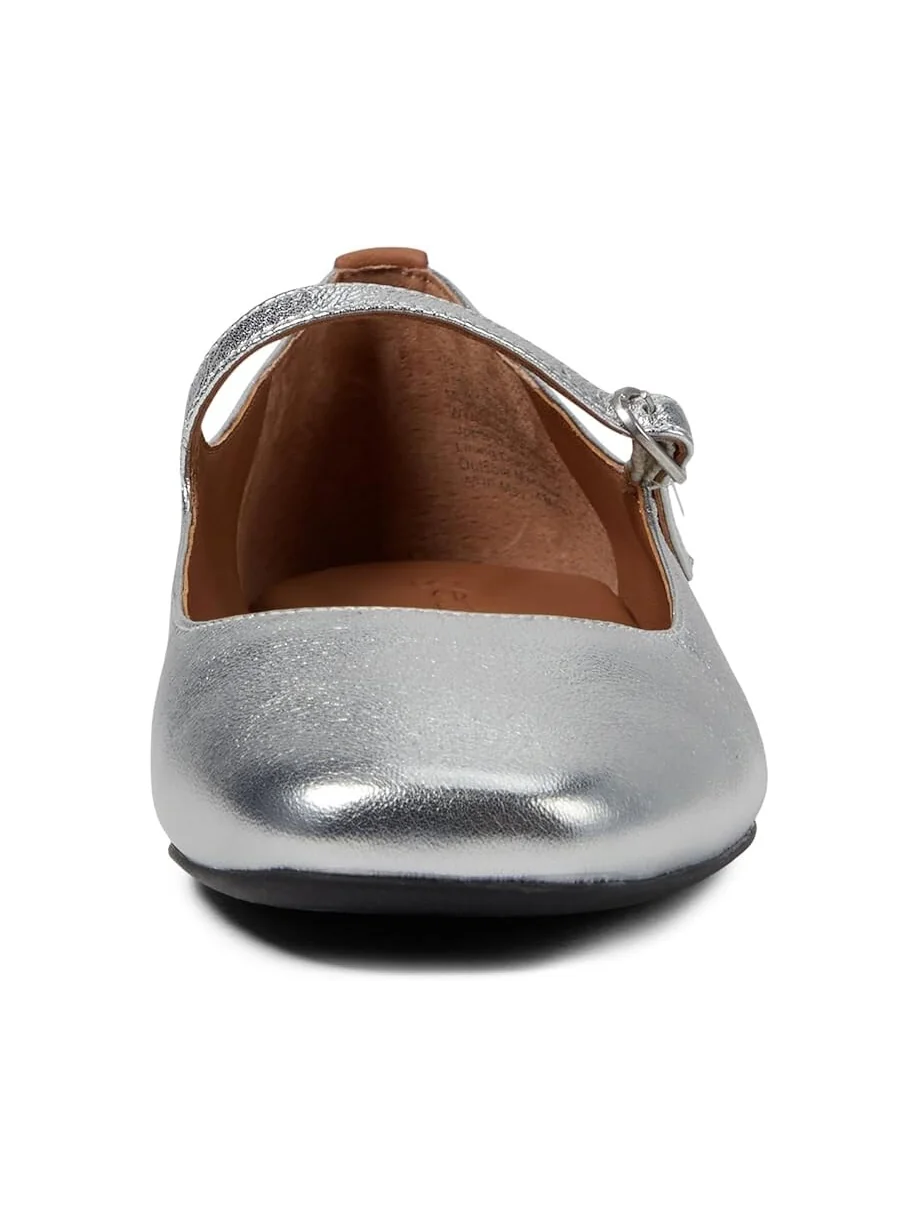 Туфли на плоской подошве Gentle Souls by Kenneth Cole Wynona — изображение 2 из 4, серебристый