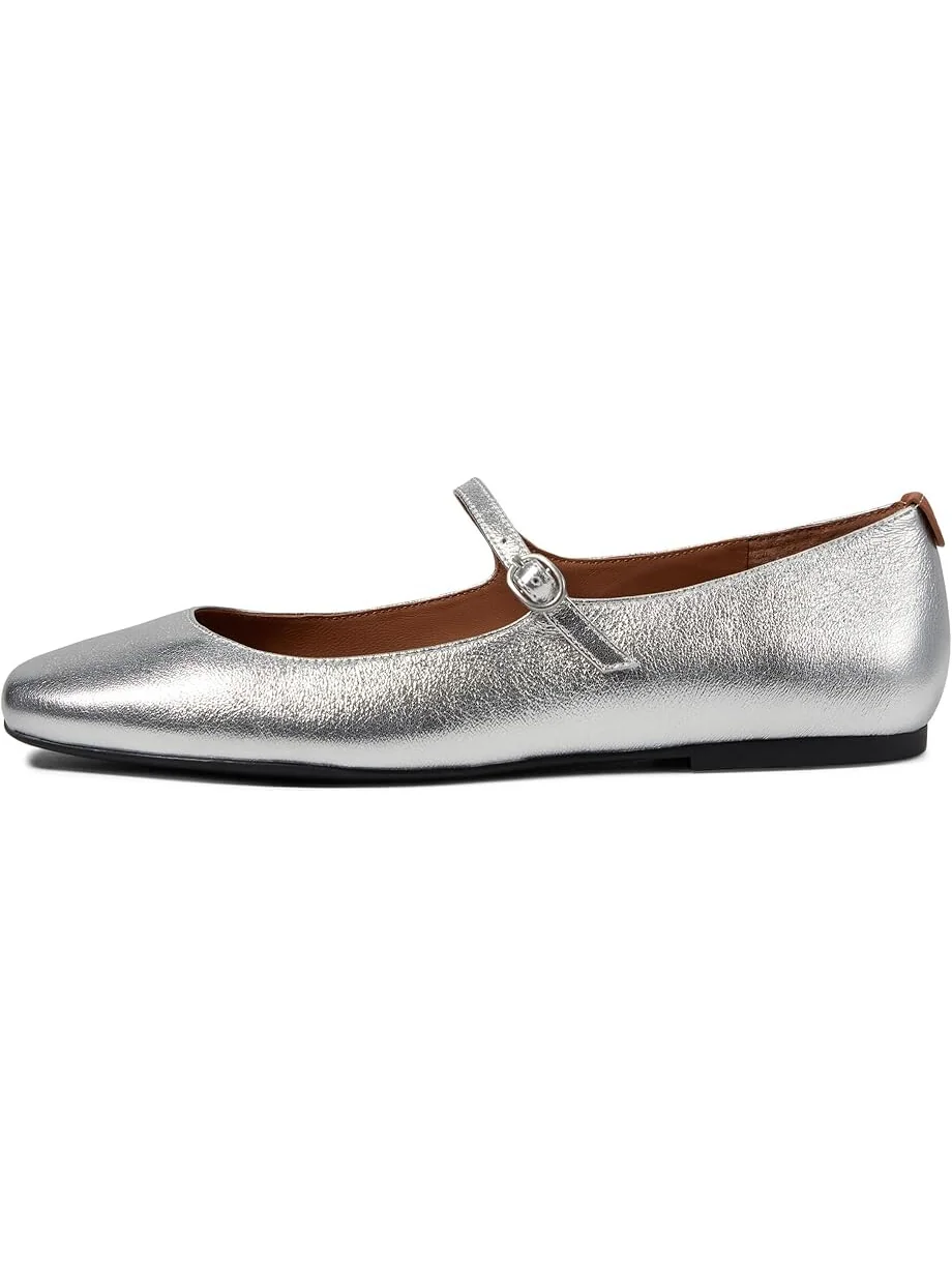 Туфли на плоской подошве Gentle Souls by Kenneth Cole Wynona — изображение 4 из 4, серебристый