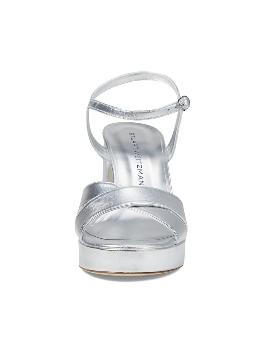Туфли Stuart Weitzman Dayna Platform Sandal — изображение 2 из 4, серебряный