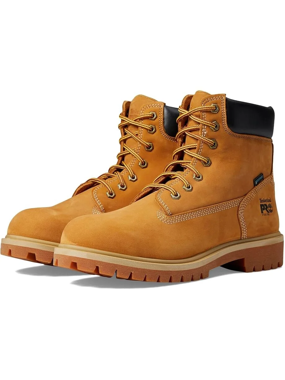 Ботинки Timberland PRO Direct Attach 6" Steel Safety Toe Insulated Waterproof, Wheat-2024 NEW — изображение 1 из 4, пшеница