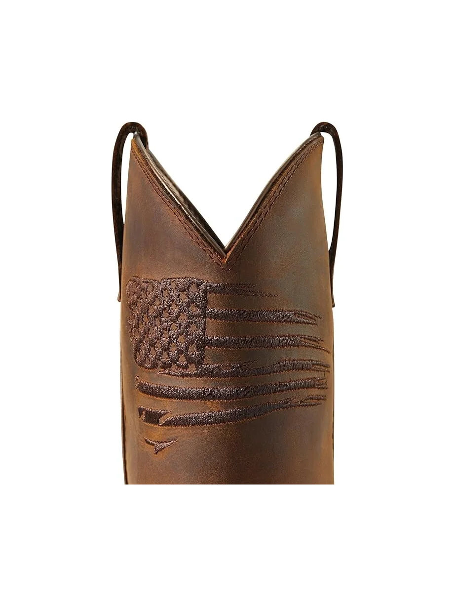 Сапоги женские Ariat Anthem Patriot с узором — изображение 4 из 4, коричневый