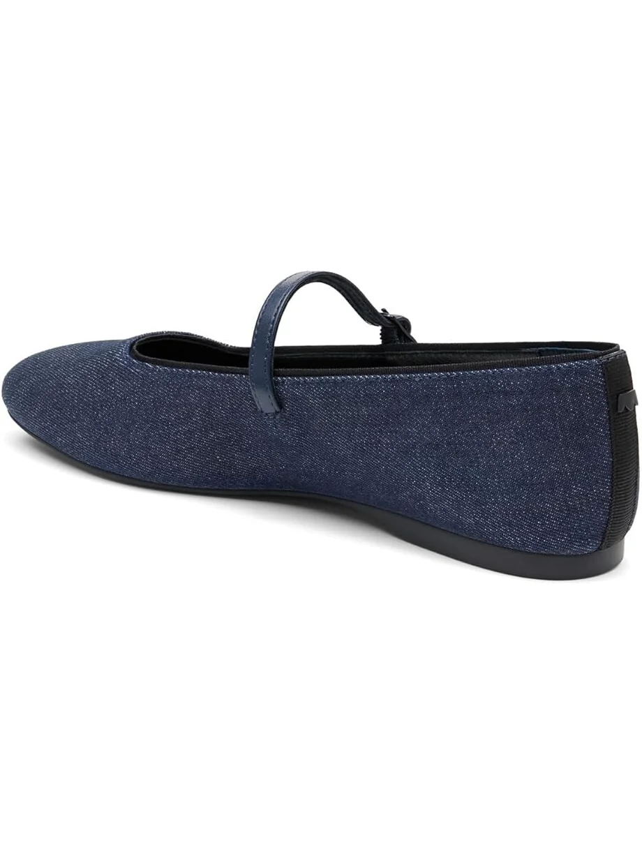Туфли на плоской подошве Birdies Hummingbird Mary Jane Fabric Flat — изображение 4 из 4, джинсовый синий