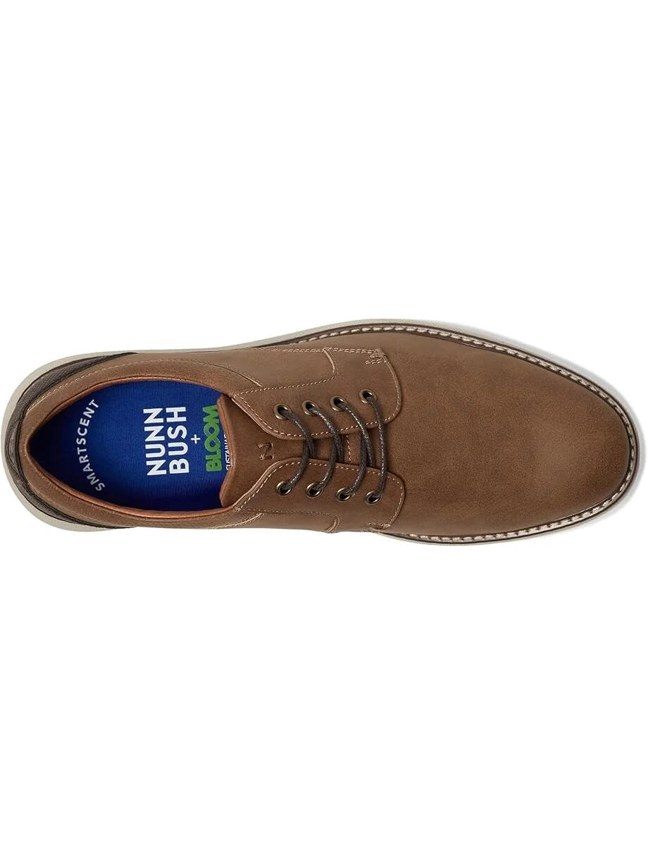 Кроссовки Nunn Bush Chase 2.0 Casual Plain Toe Oxford Contemporary Lace-Up — изображение 2 из 4, коричневый