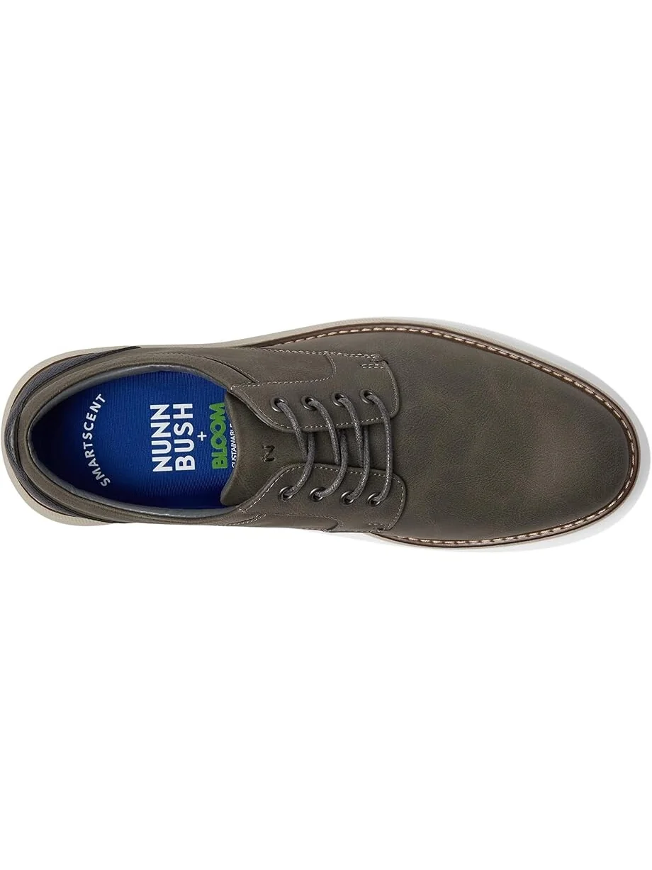 Кроссовки Nunn Bush Chase 2.0 Casual Plain Toe Oxford Contemporary Lace-Up — изображение 2 из 4, серый