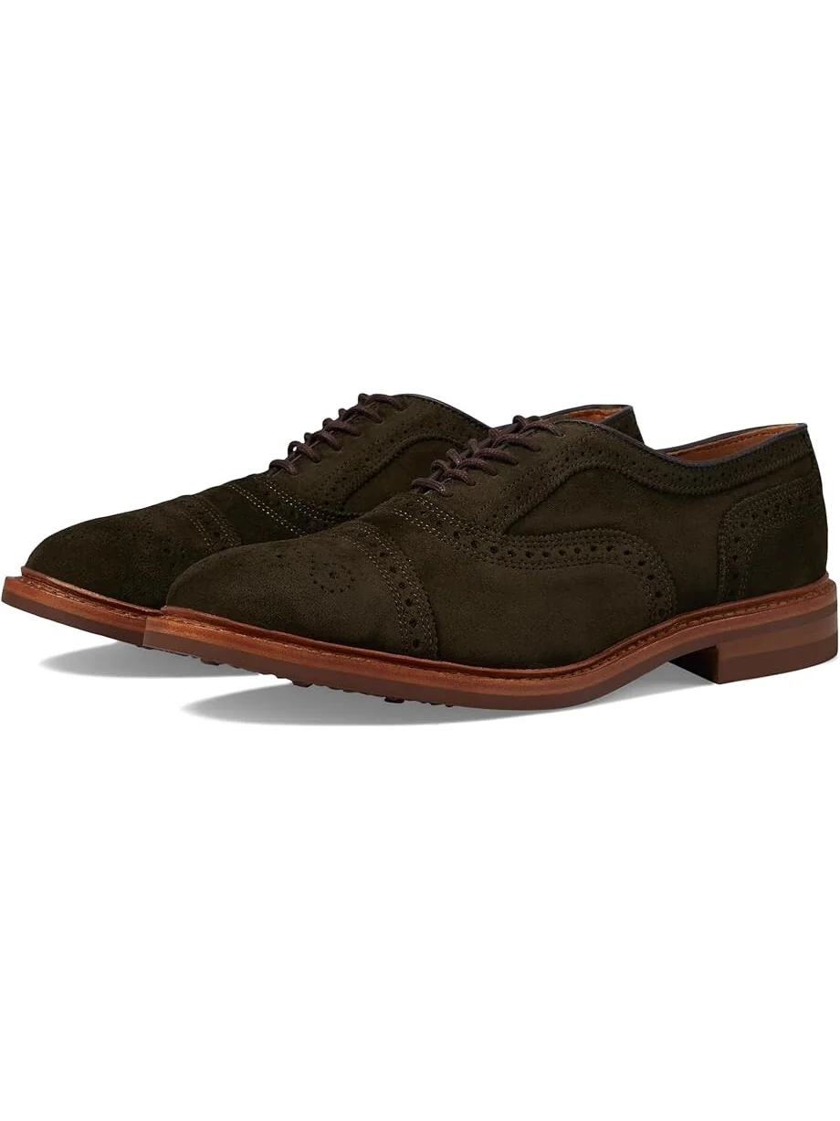 Оксфорды Allen Edmonds Strandmok Cap Toes — изображение 1 из 4, зеленый