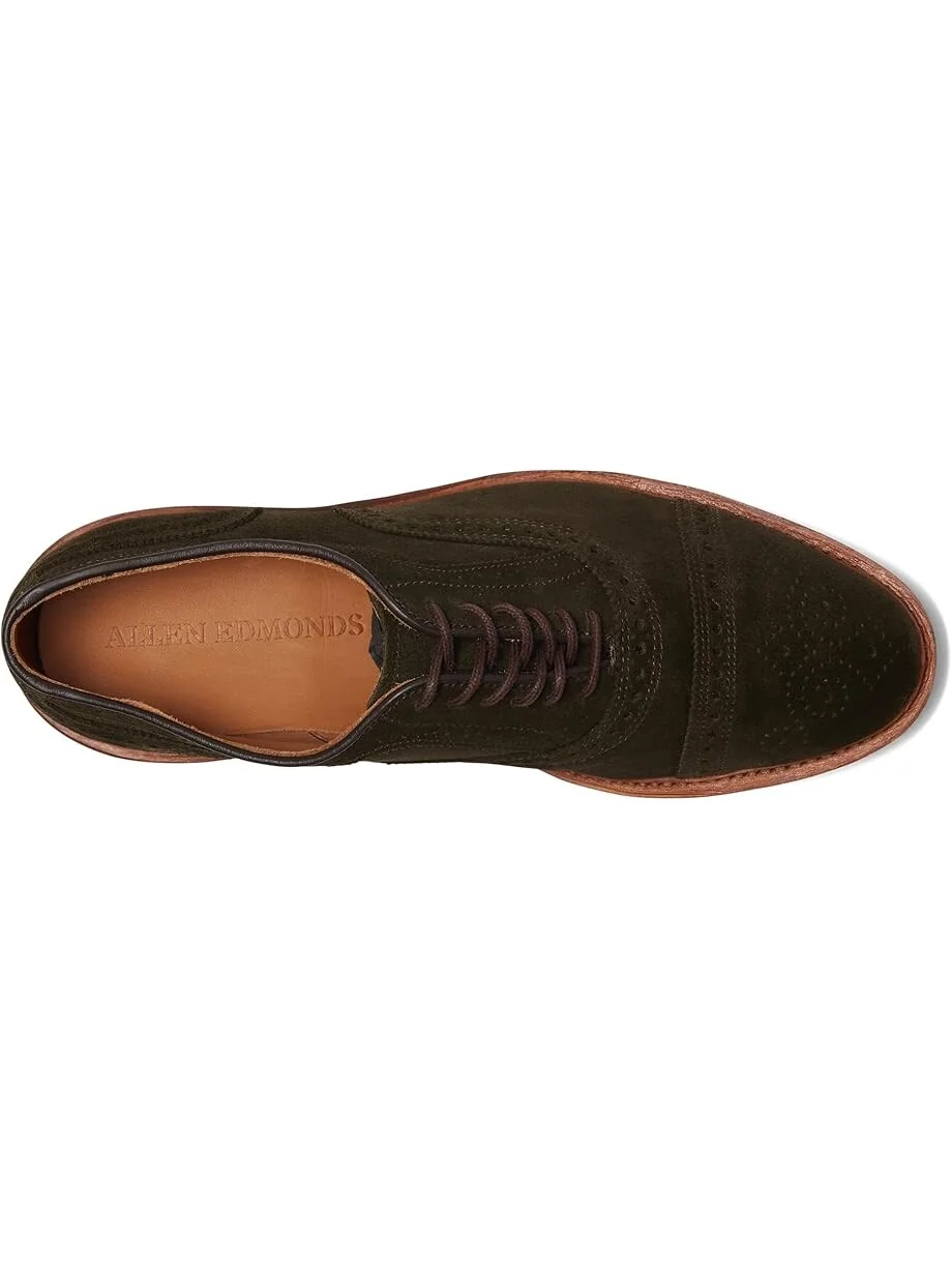 Оксфорды Allen Edmonds Strandmok Cap Toes — изображение 2 из 4, зеленый