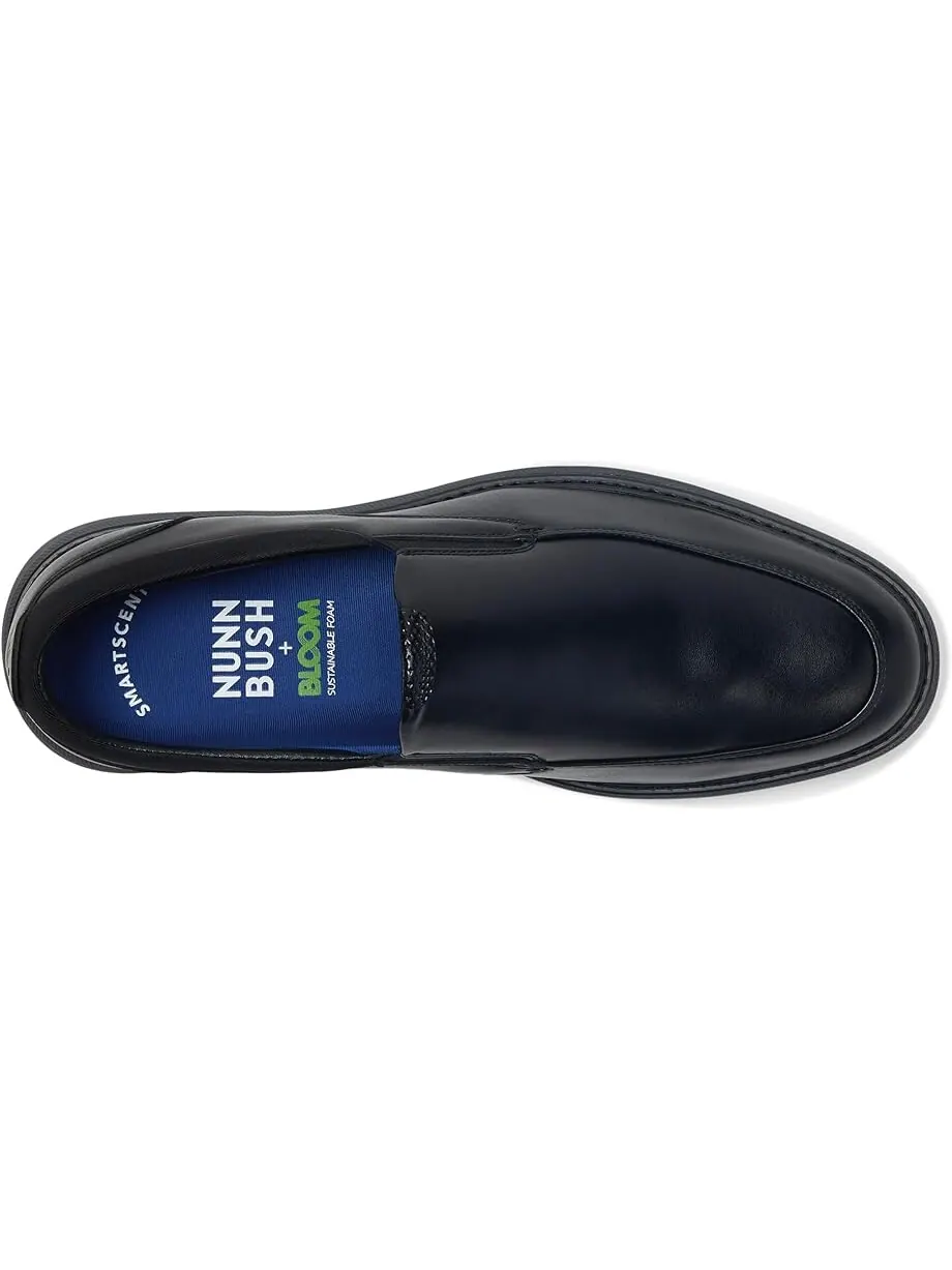 Лоферы Nunn Bush Chase Moccasin Toe Slip-On Lightweight Contemporary Loafer — изображение 2 из 4, черный