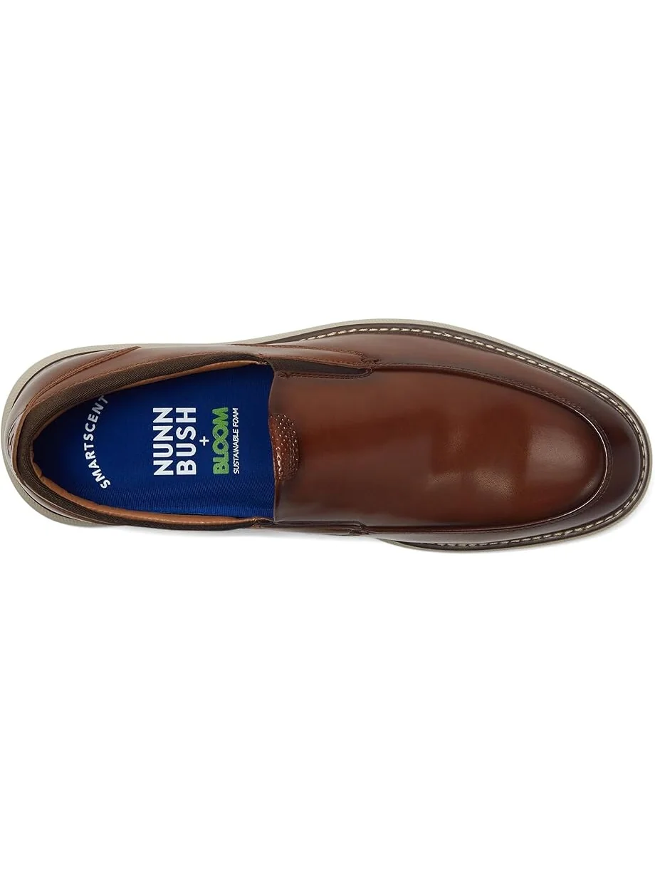Лоферы Nunn Bush Chase Moccasin Toe Slip-On Lightweight Contemporary Loafer — изображение 2 из 4, коричневый