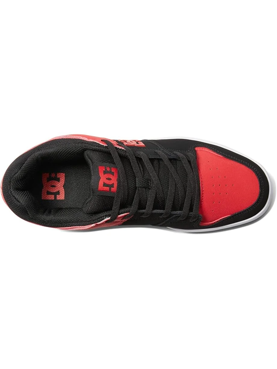 Кроссовки DC Cure Casual Low Top Skate Shoes Sneakers — изображение 2 из 4, черный/красный/черный