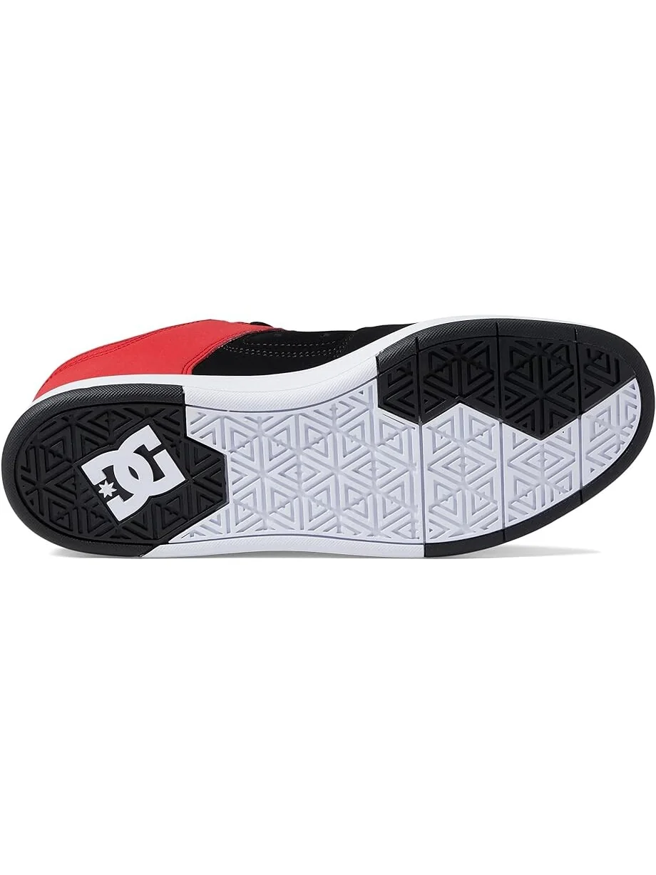 Кроссовки DC Cure Casual Low Top Skate Shoes Sneakers — изображение 3 из 4, черный/красный/черный