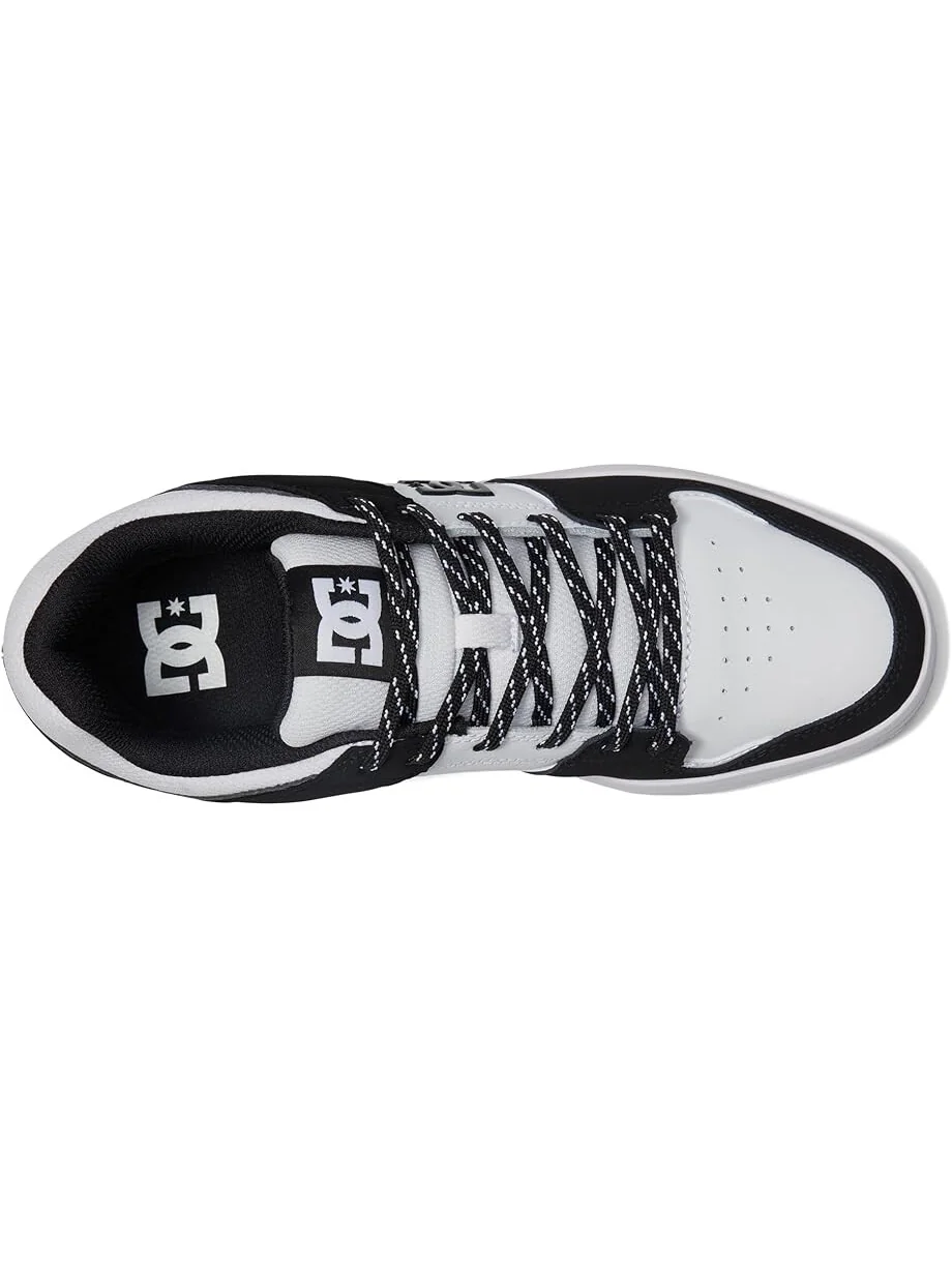 Кроссовки DC Cure Casual Low Top Skate Shoes Sneakers — изображение 2 из 4, белый/черный