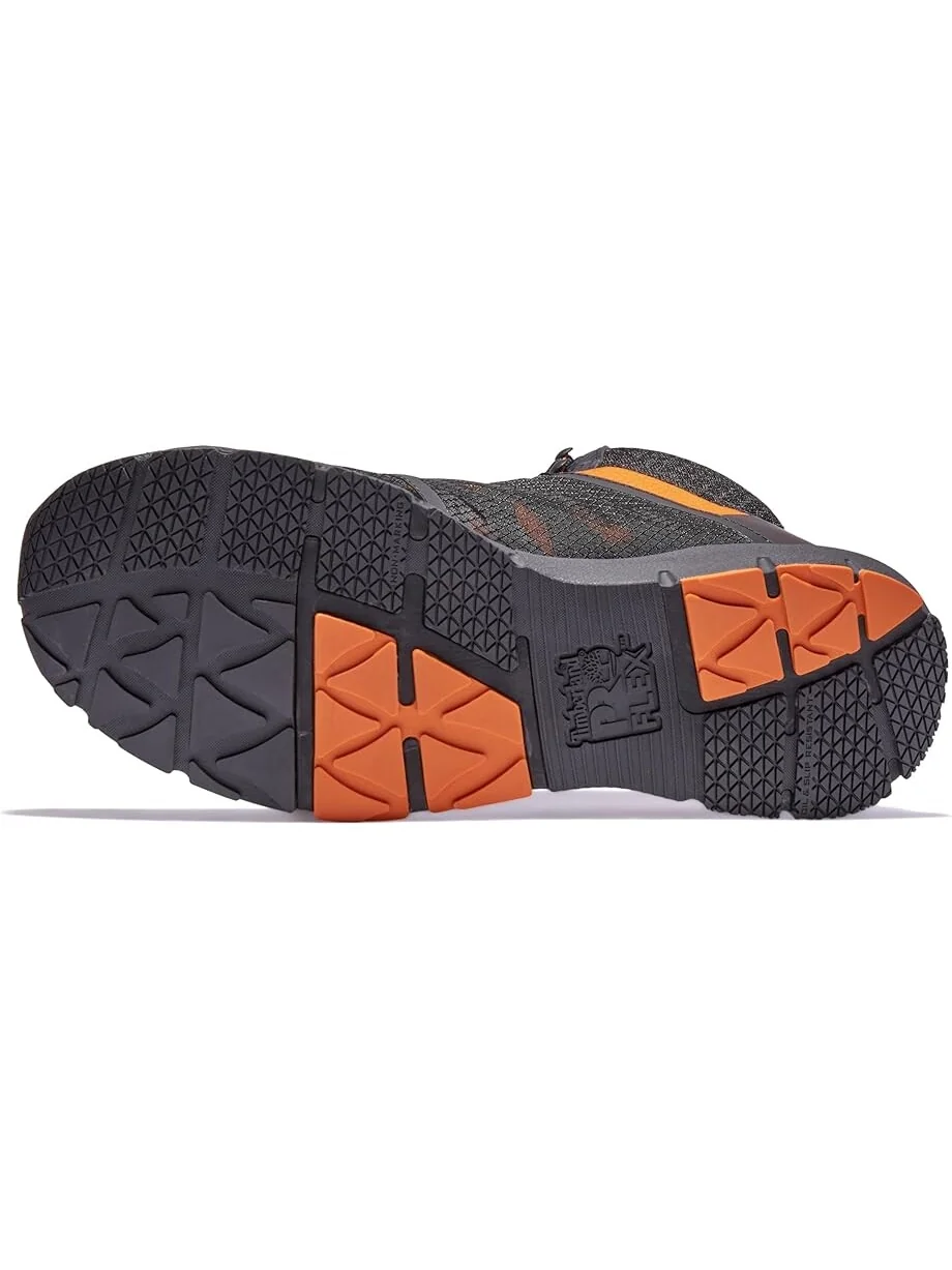 Кроссовки Timberland PRO Radius Mid Composite Safety Toe — изображение 3 из 4, черный/оранжевый
