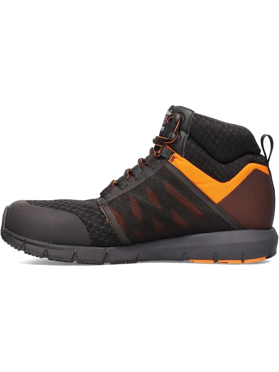Кроссовки Timberland PRO Radius Mid Composite Safety Toe — изображение 4 из 4, черный/оранжевый