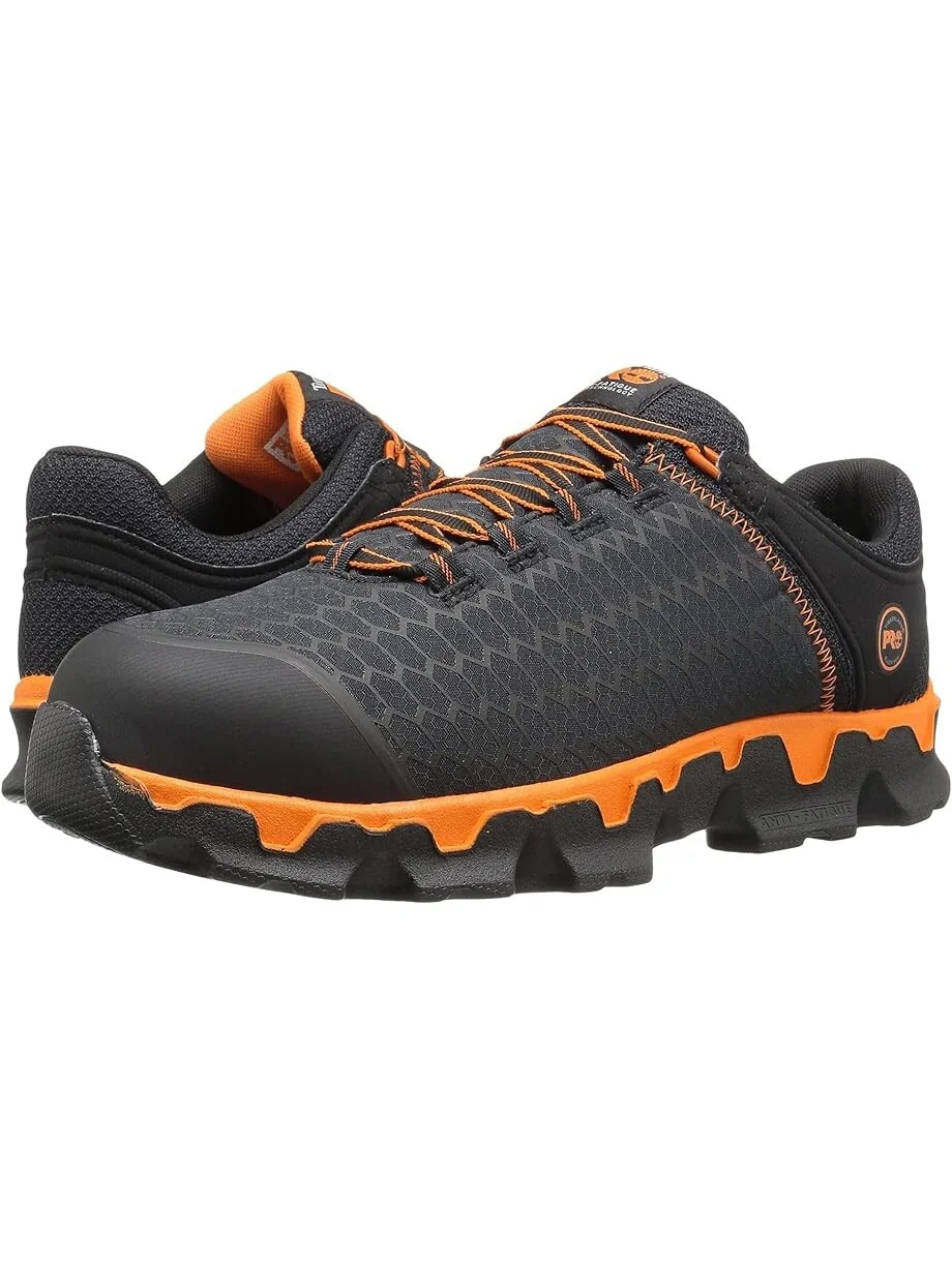 Кроссовки Timberland PRO Powertrain Alloy Toe — изображение 1 из 4, черный/оранжевый