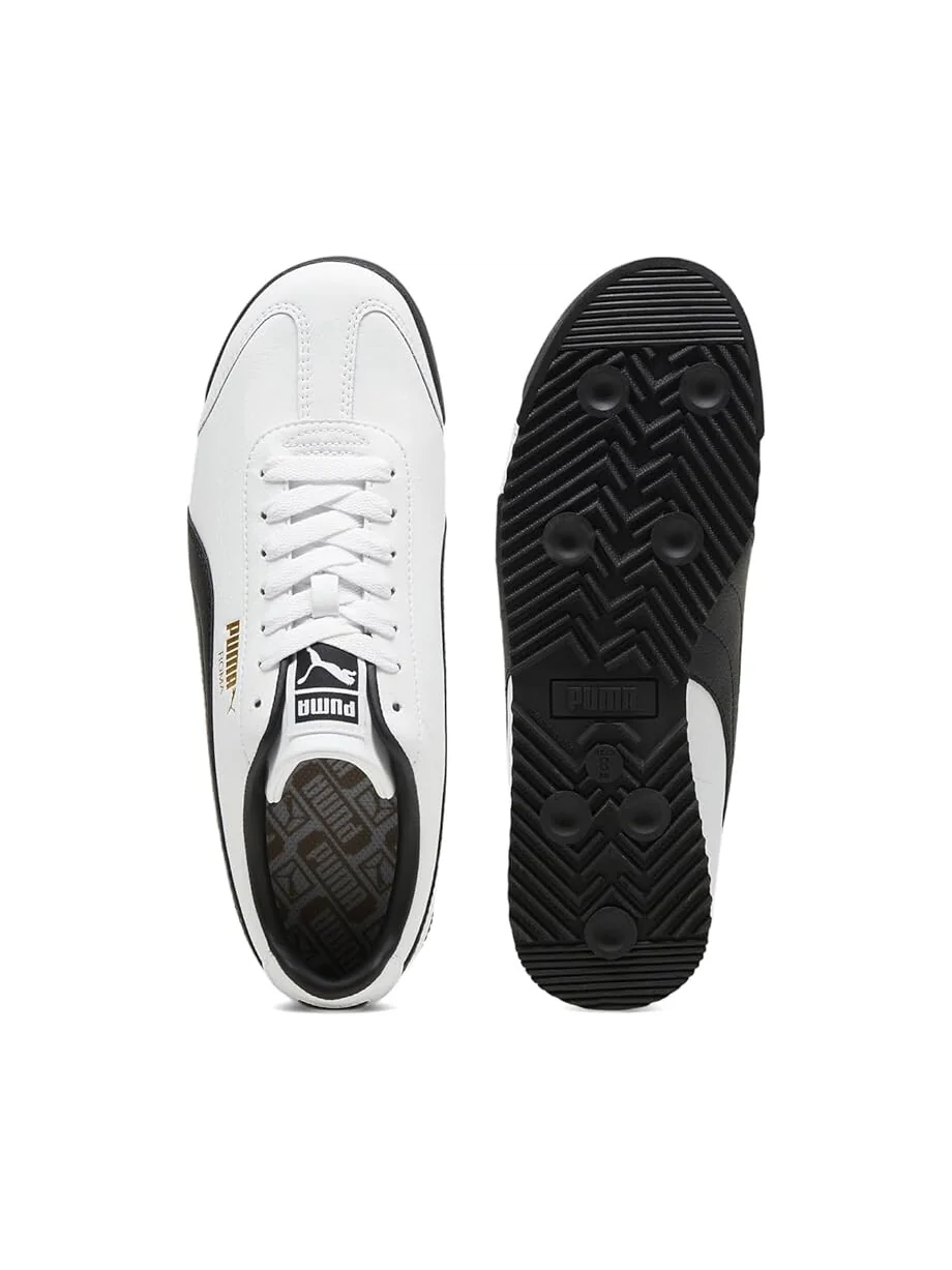 Кроссовки PUMA Roma 24 Standard — изображение 2 из 4, белый/черный/золотистый