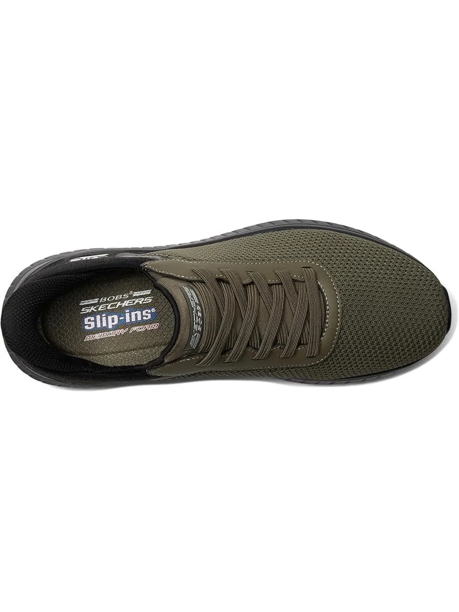Кроссовки SKECHERS Hands Free Slip-Ins Squad Chaos - Balanced Edge — изображение 2 из 4, оливковый
