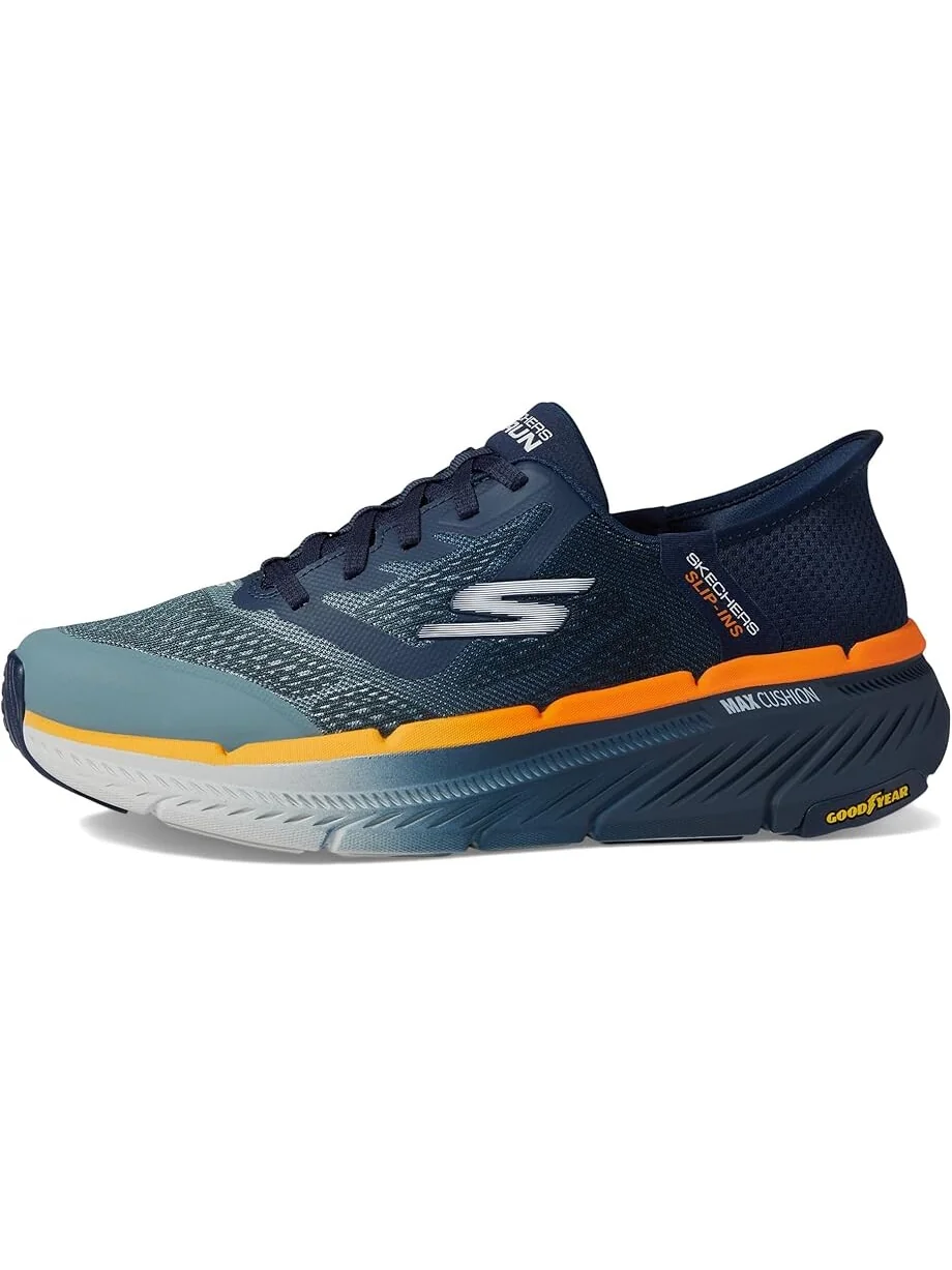 Кроссовки SKECHERS Skechers Hands Free Slip-ins Max Cushion Premier 2.0 — изображение 4 из 4, темно-синий/оранжевый