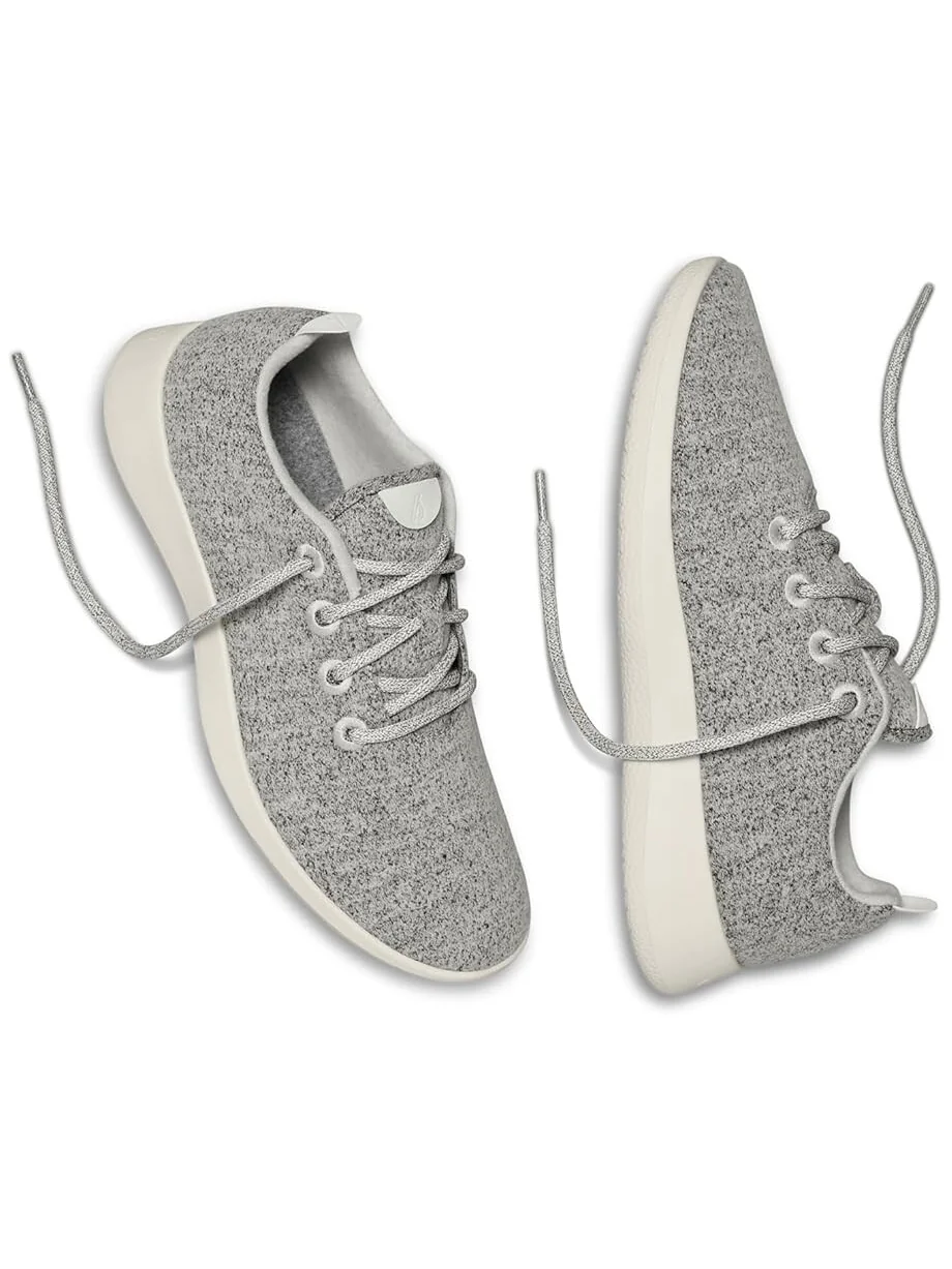 Кроссовки Allbirds Wool Runner — изображение 4 из 4, серый кремовый