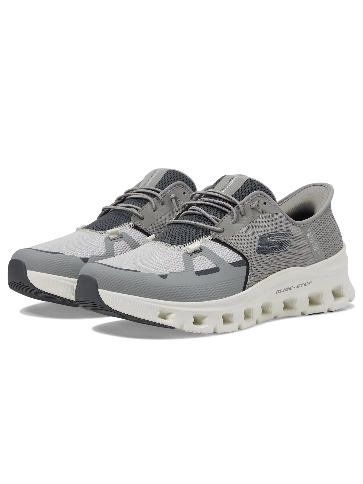 Туфли SKECHERS Glide-Step Pro Hands Free Slip-In — изображение 1 из 6, серый/темно-серый