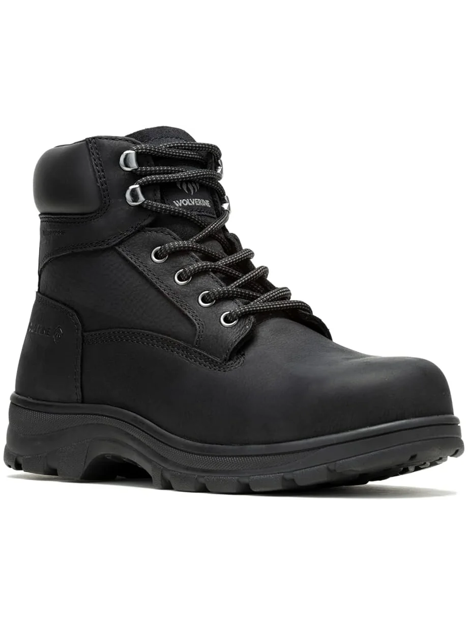 Ботинки Wolverine Carlsbad Waterproof 6" Steel Toe Work Boot — черный