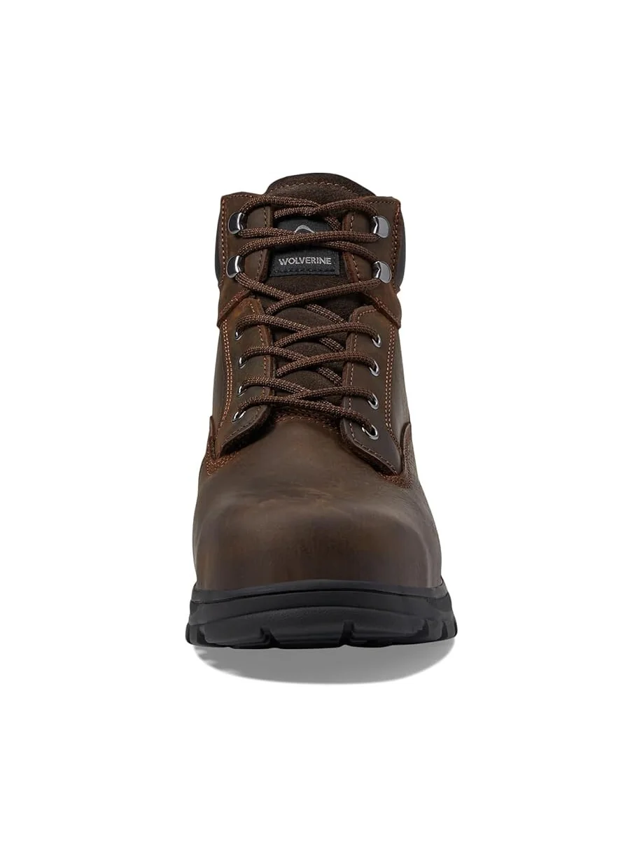 Ботинки Wolverine Carlsbad Waterproof 6" Steel Toe Work Boot — изображение 2 из 4, коричневый