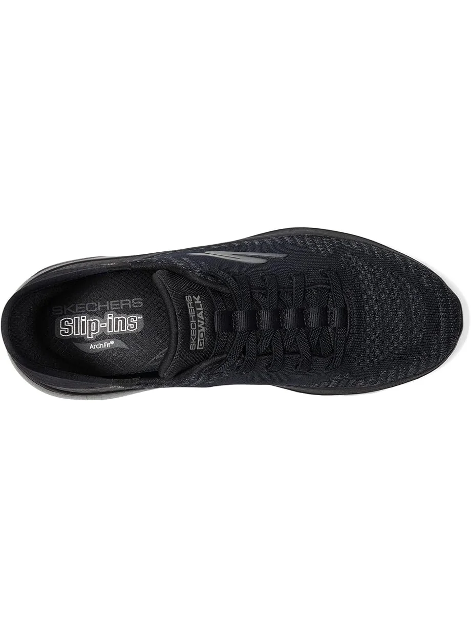 Кроссовки SKECHERS Go Walk Arch Fit 2.0 - Grand Hands Free Slip-Ins — изображение 2 из 4, черный