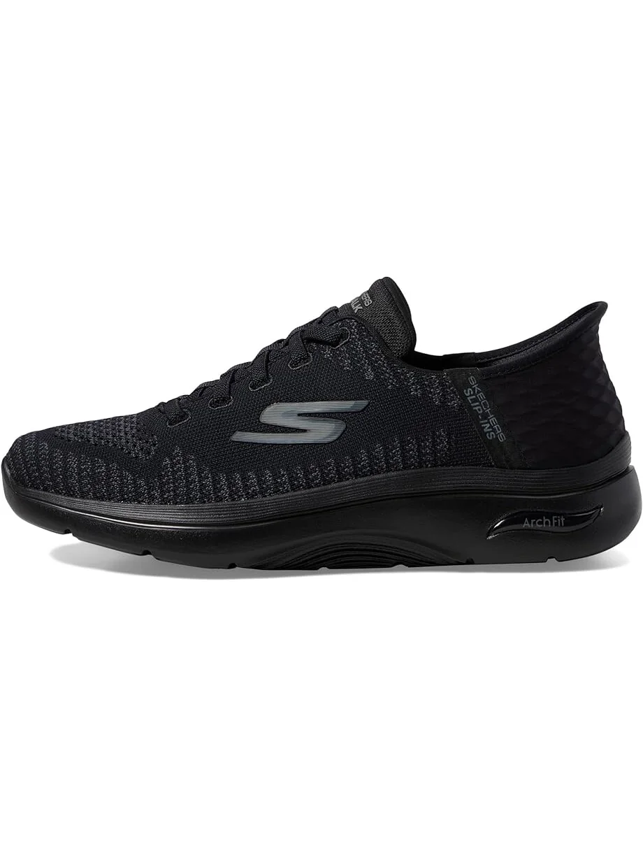Кроссовки SKECHERS Go Walk Arch Fit 2.0 - Grand Hands Free Slip-Ins — изображение 4 из 4, черный