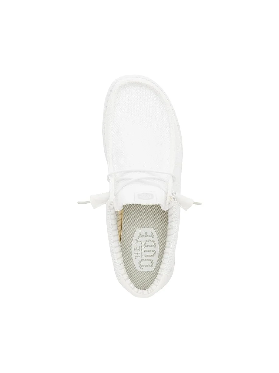 Лоферы Hey Dude Wally Stretch Sox — изображение 2 из 4, белый
