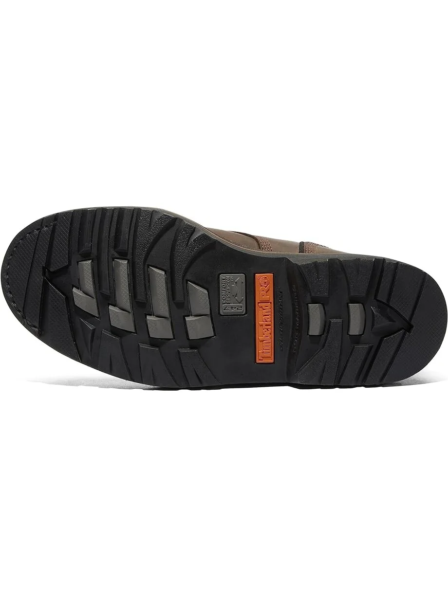 Мужские рабочие ботинки Timberland PRO Pit Boss Steel Toe, с защитой от электрического тока — изображение 3 из 4, коричневый
