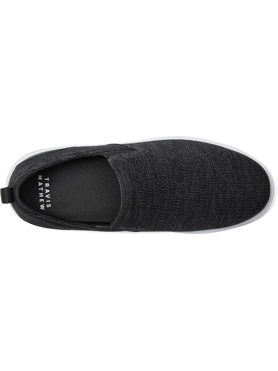 Кроссовки TravisMathew The Daily Knit Slip — изображение 2 из 4, черный