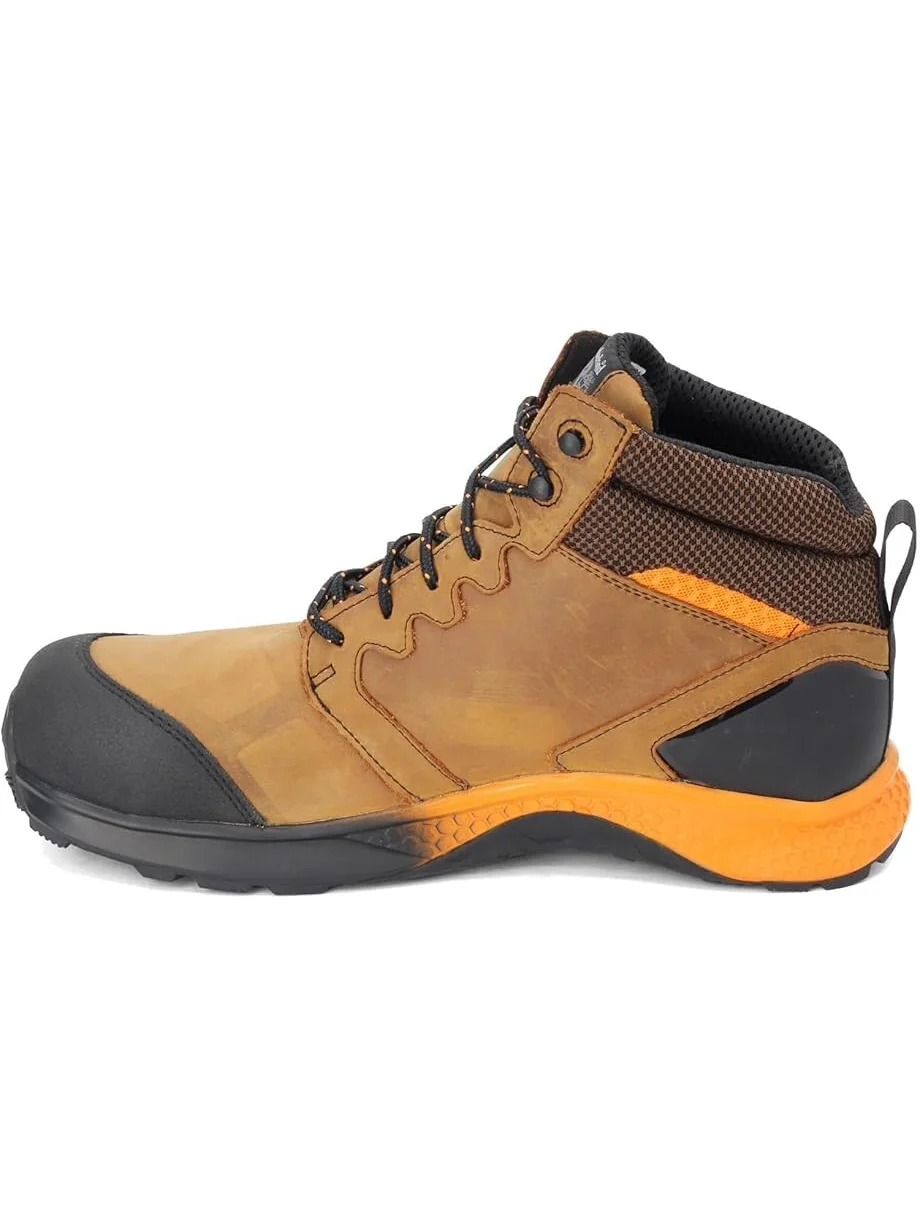 Мужские треккинговые ботинки Timberland PRO комбинированные — изображение 1 из 4, оранжевый/коричневый