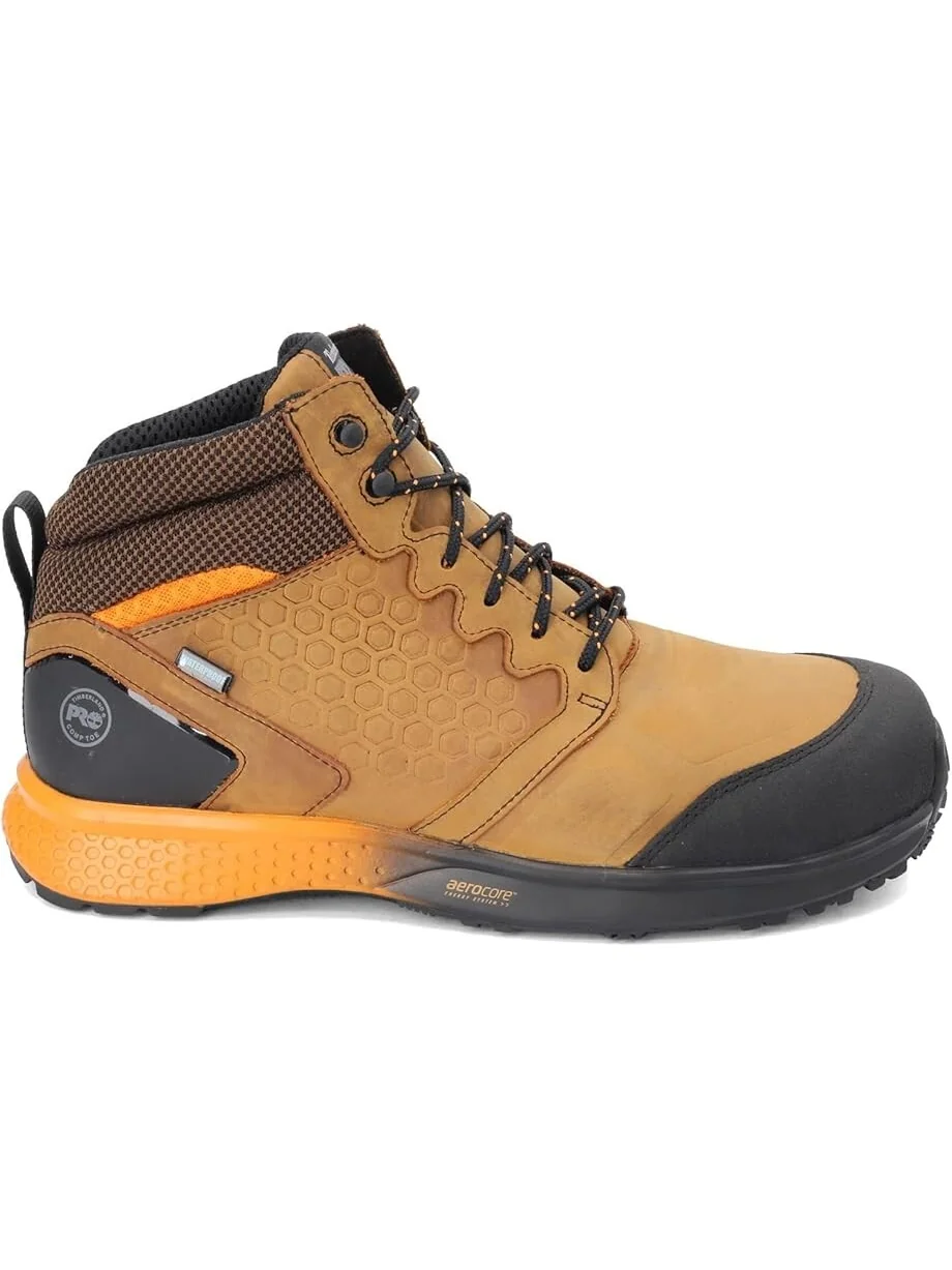 Мужские треккинговые ботинки Timberland PRO комбинированные — изображение 2 из 4, оранжевый/коричневый